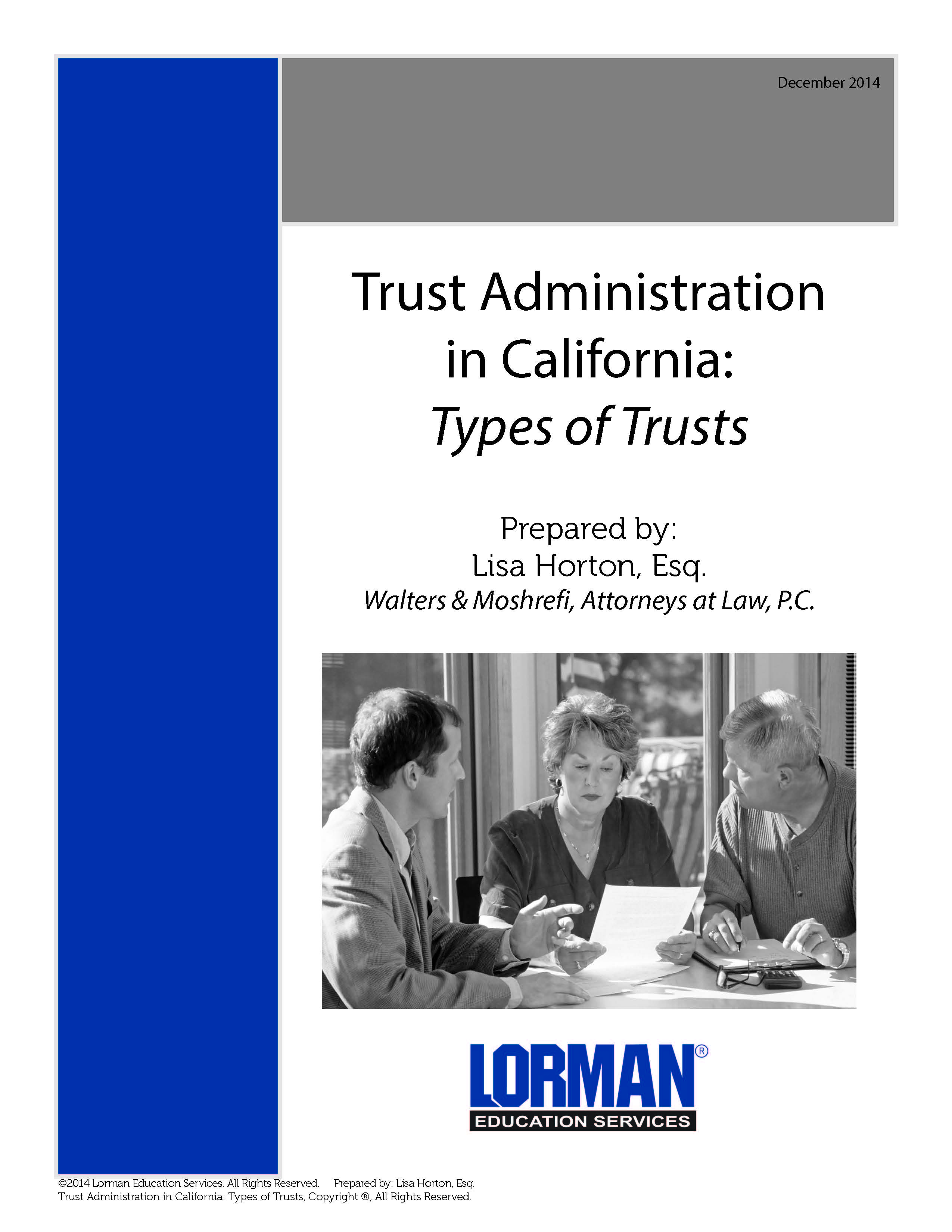 Trust Administration in California: Types of Trusts