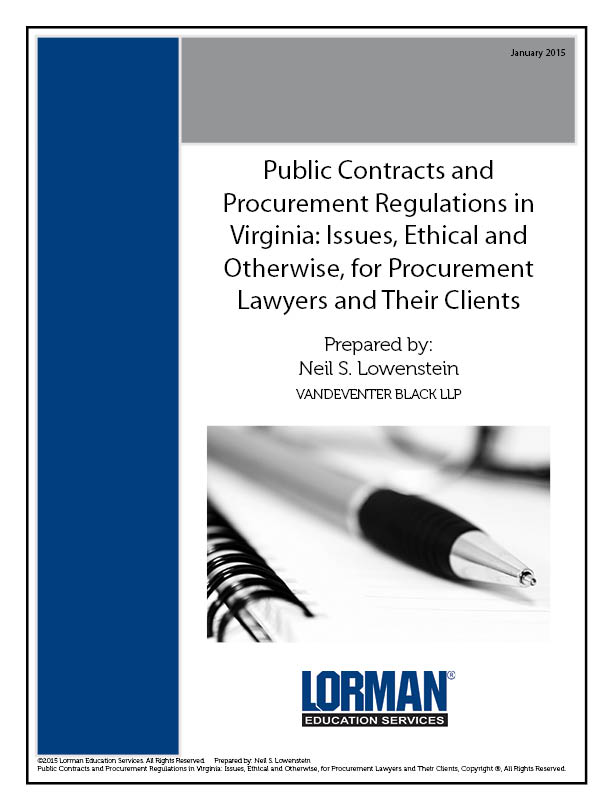 Public Contracts and Procurement Regulations in Virginia