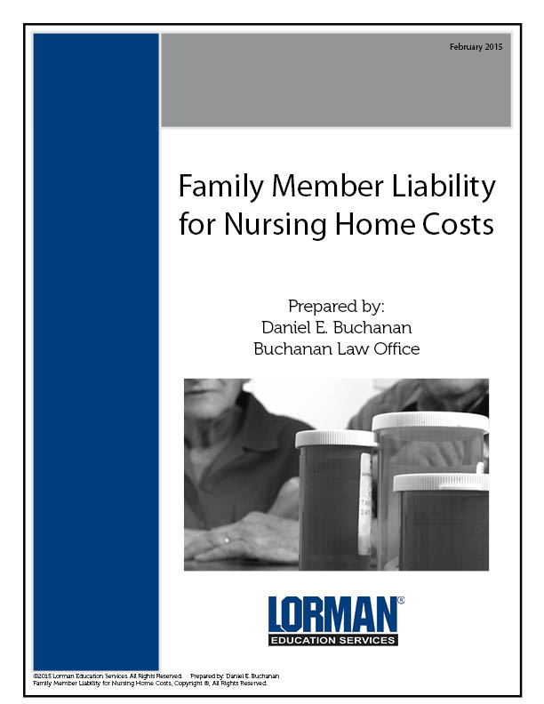 Family Member Liability for Nursing Home Costs