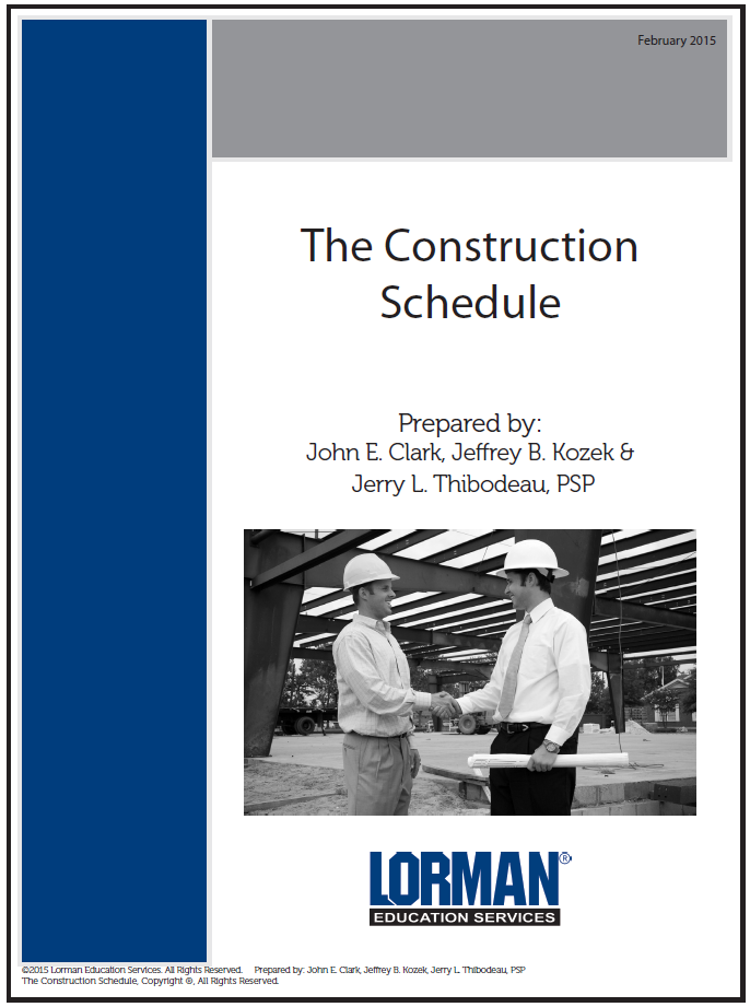 THE CONSTRUCTION SCHEDULE