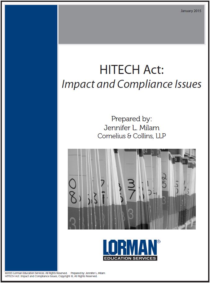 HITECH Act: Impact and Compliance Issues