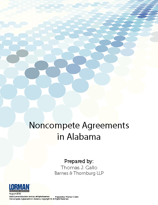 Noncompete Agreements in Alabama