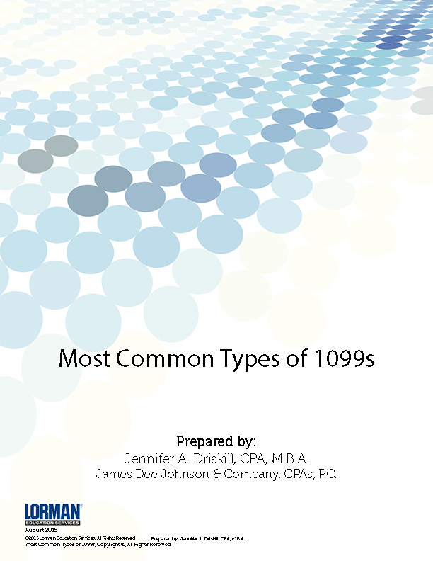 Most Common Types of 1099s