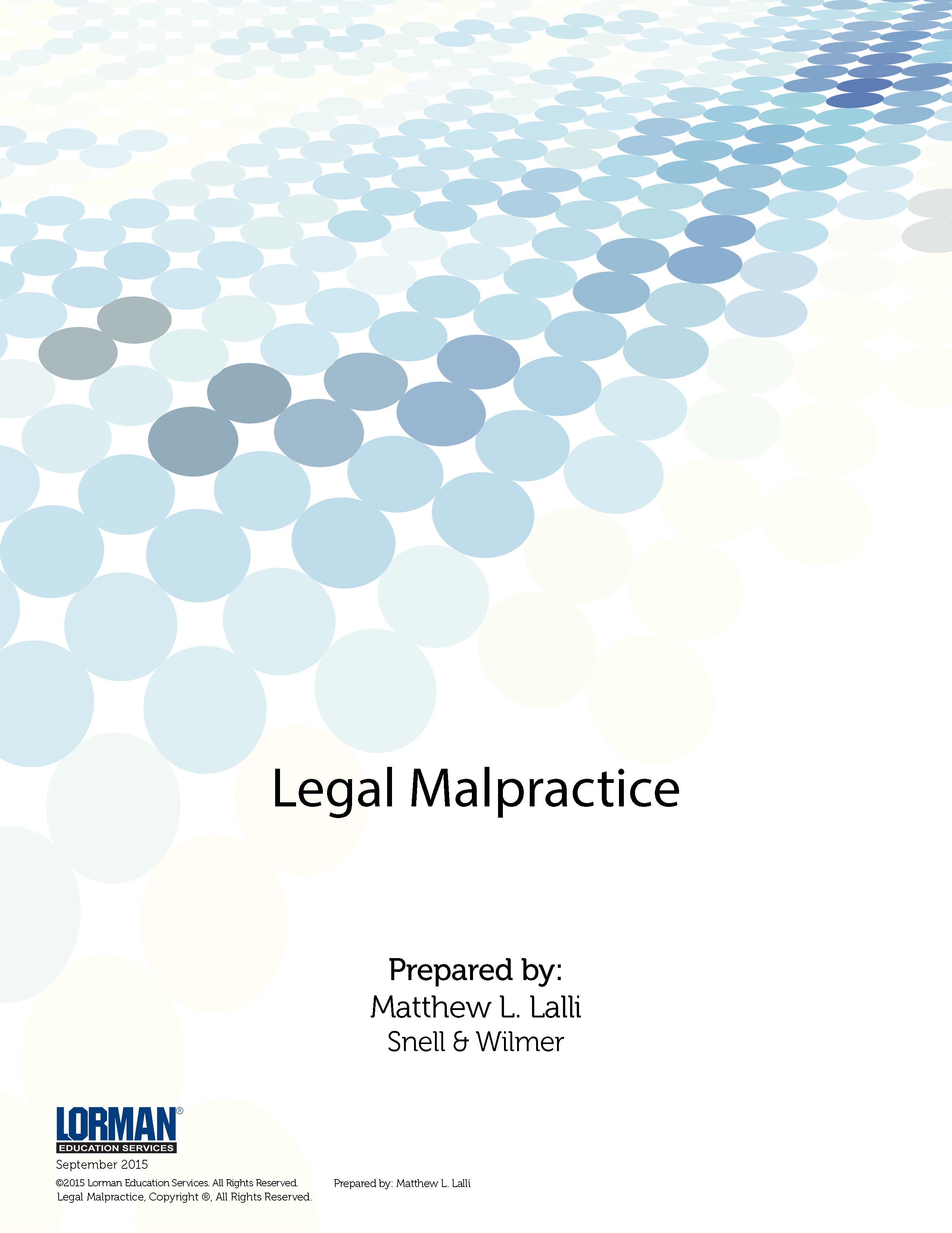 Legal Malpractice