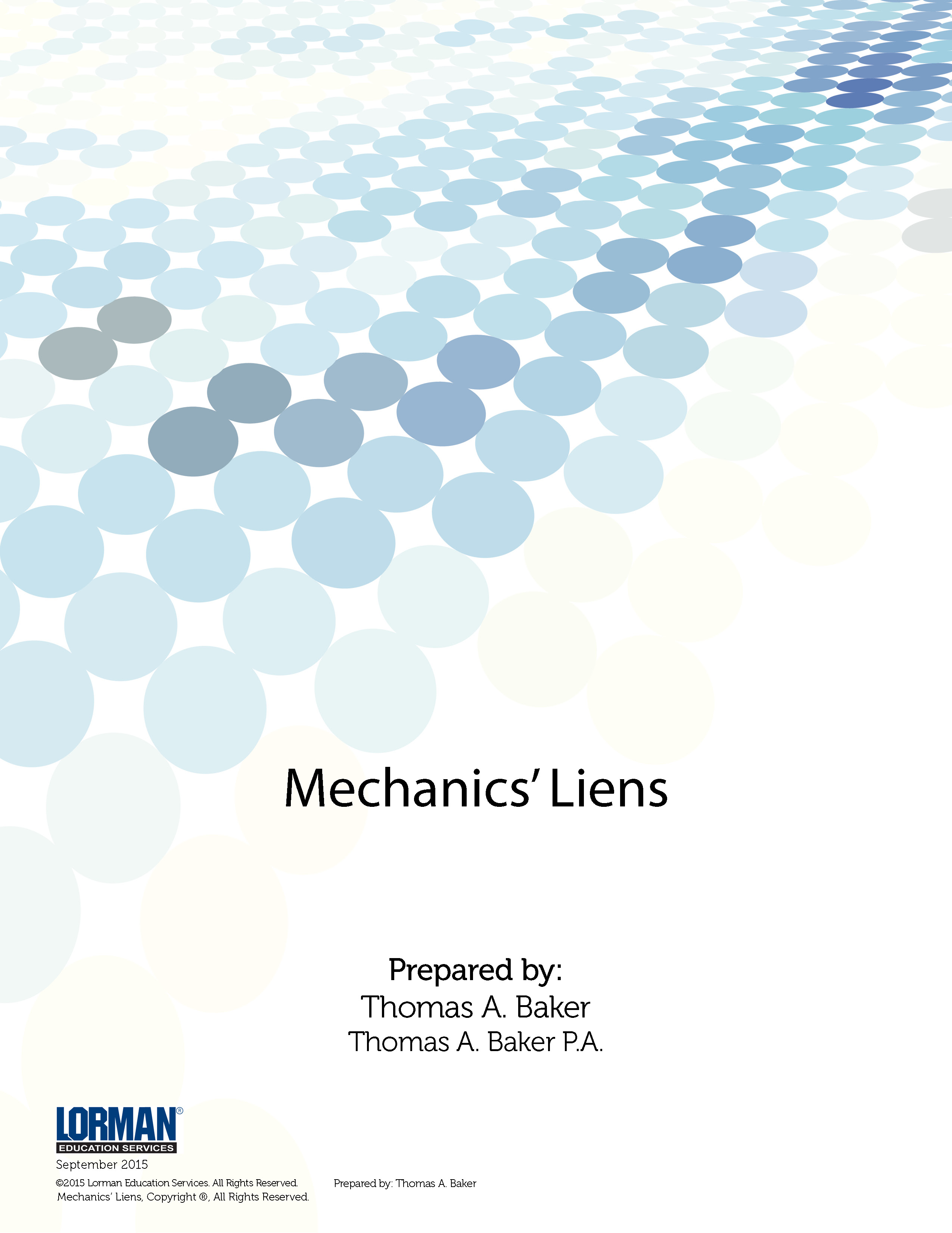 Mechanics’ Liens in Maryland