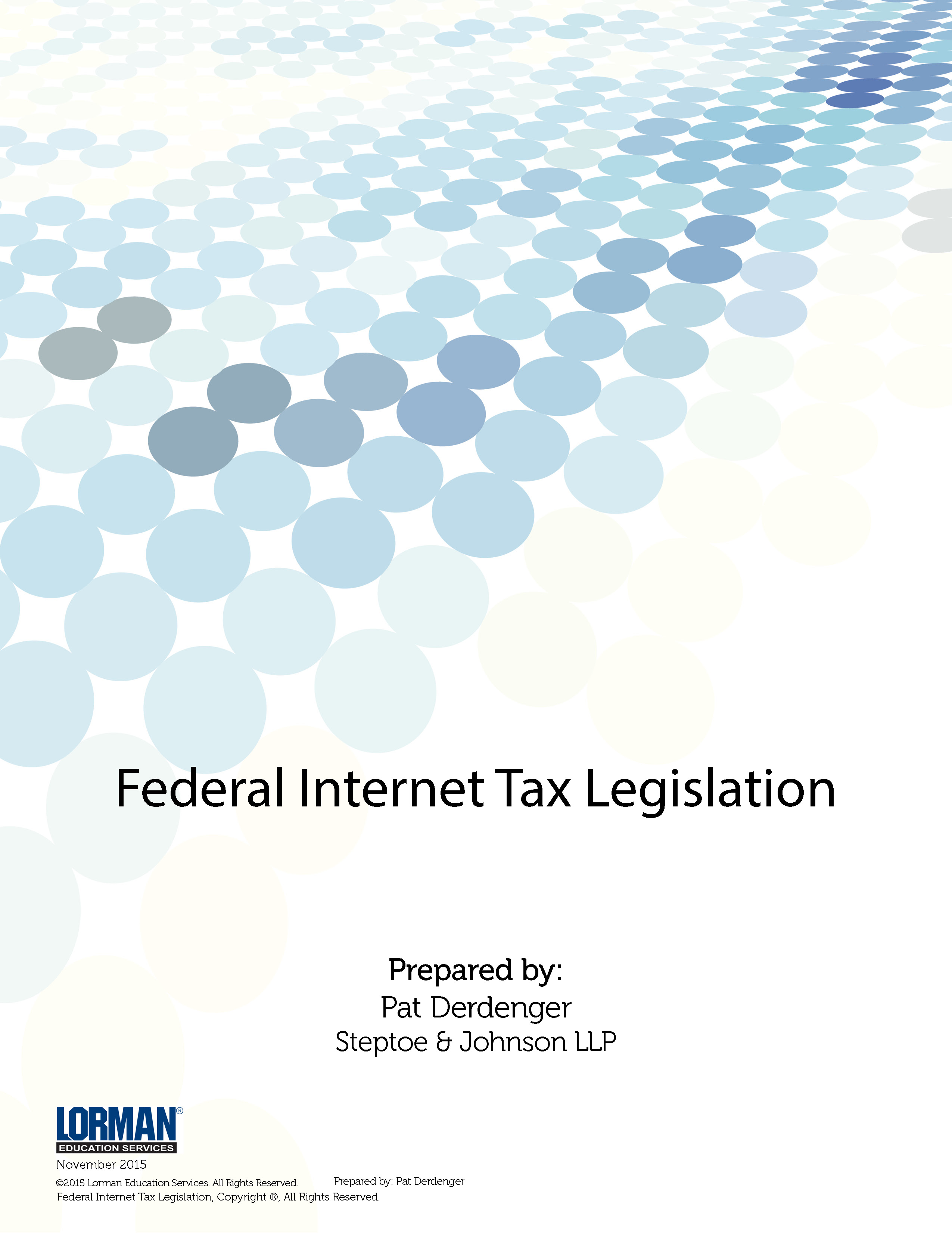 Federal Internet Tax Legislation