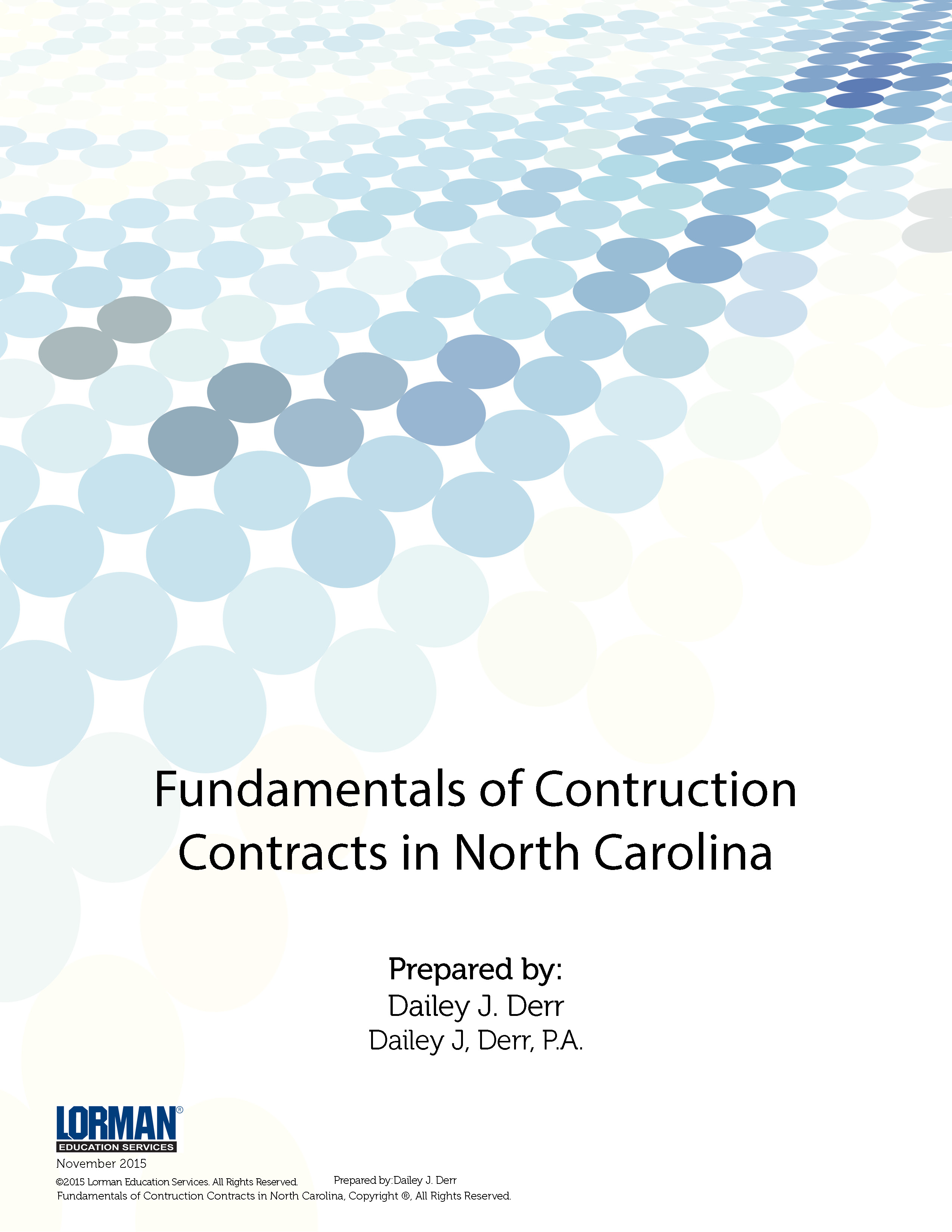 Fundamentals of Contruction Contracts in North Carolina