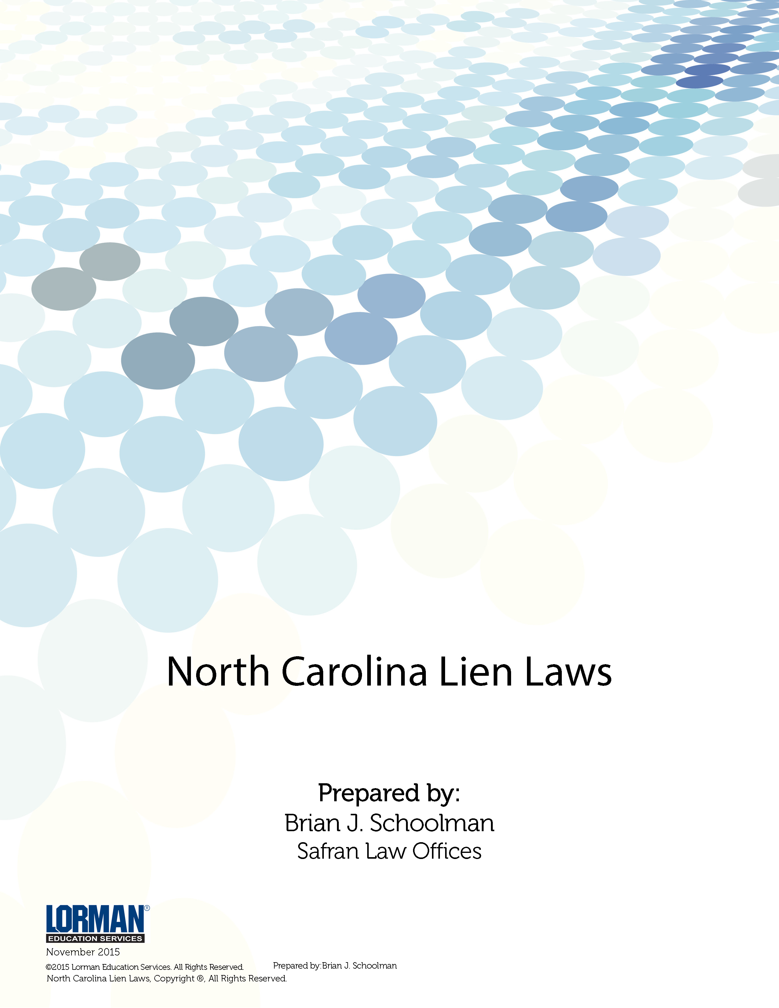 North Carolina Lien Laws