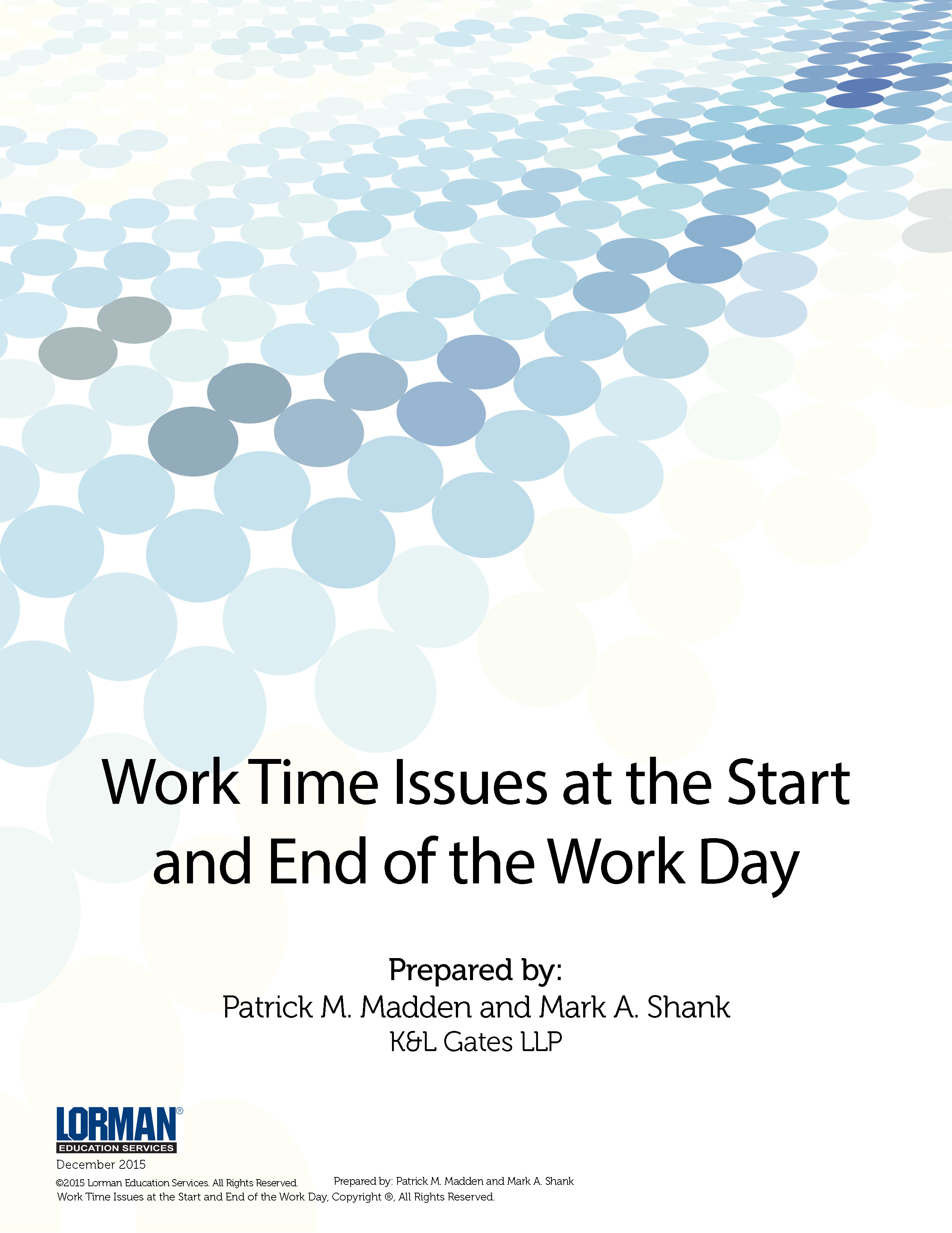 Work Time Issues at the Start and End of the Work Day