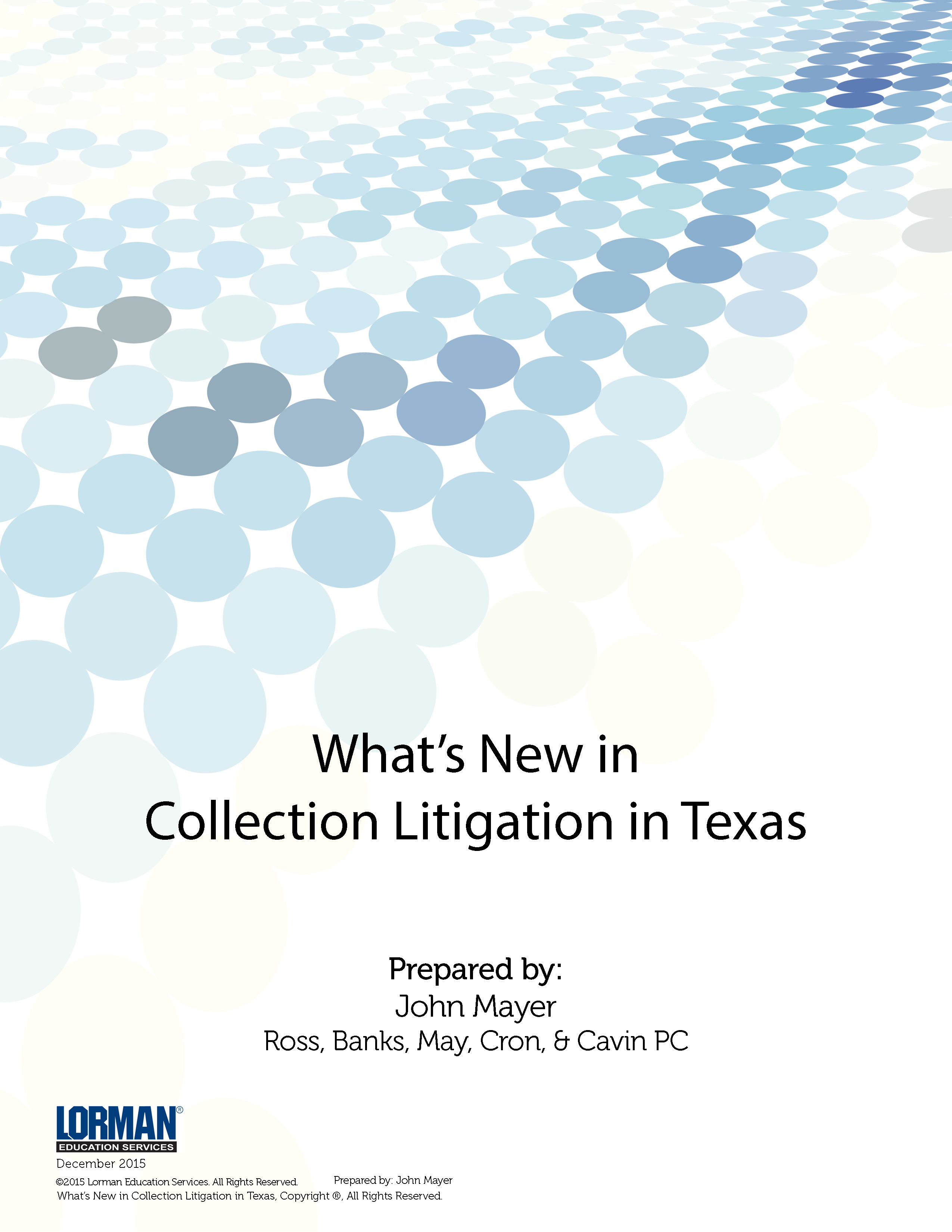 What's New in Collection Litigation in Texas