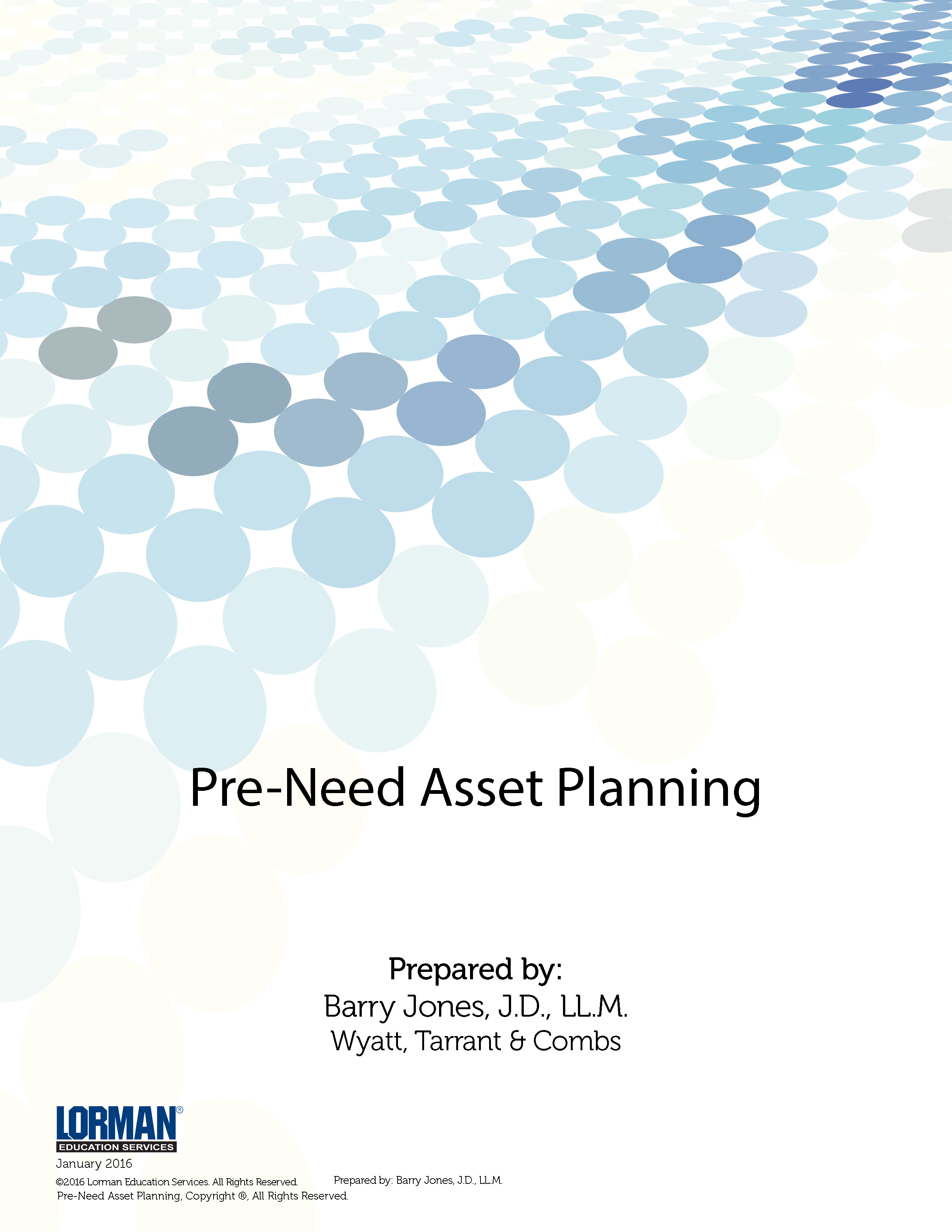 Pre-Need Asset Planning