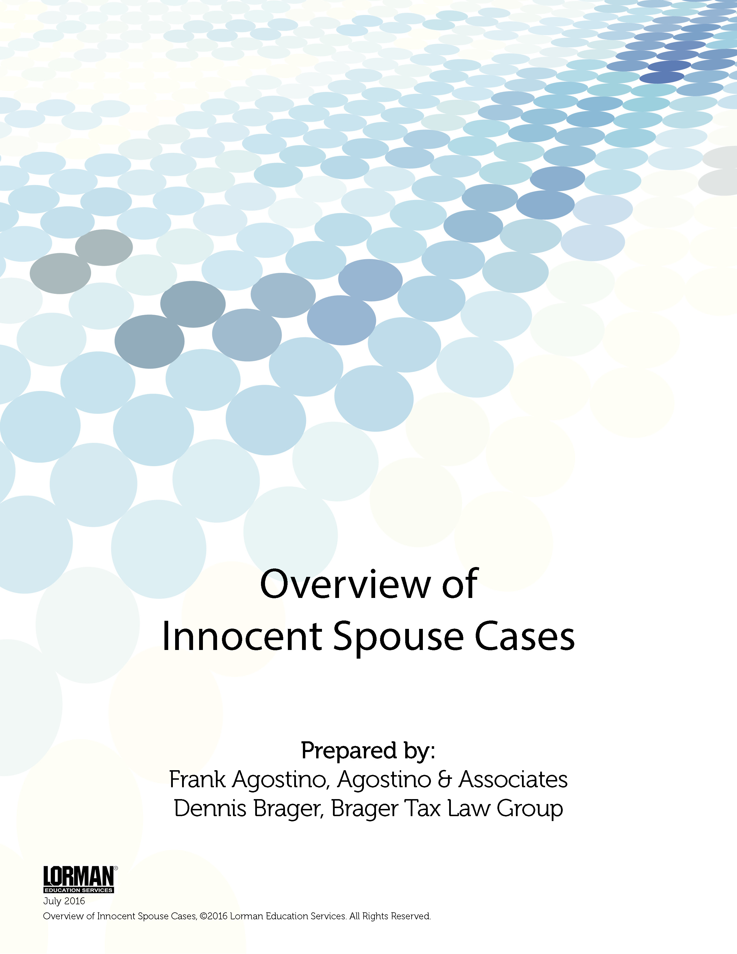 Overview of Innocent Spouse Cases