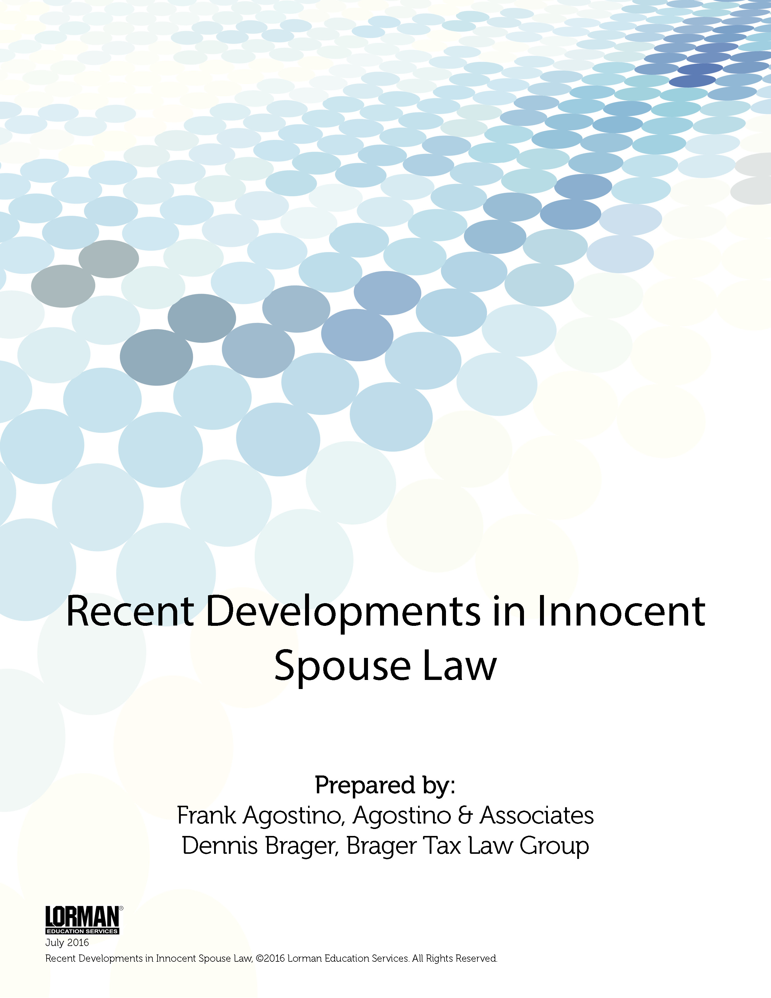 Recent Developments in Innocent Spouse Law