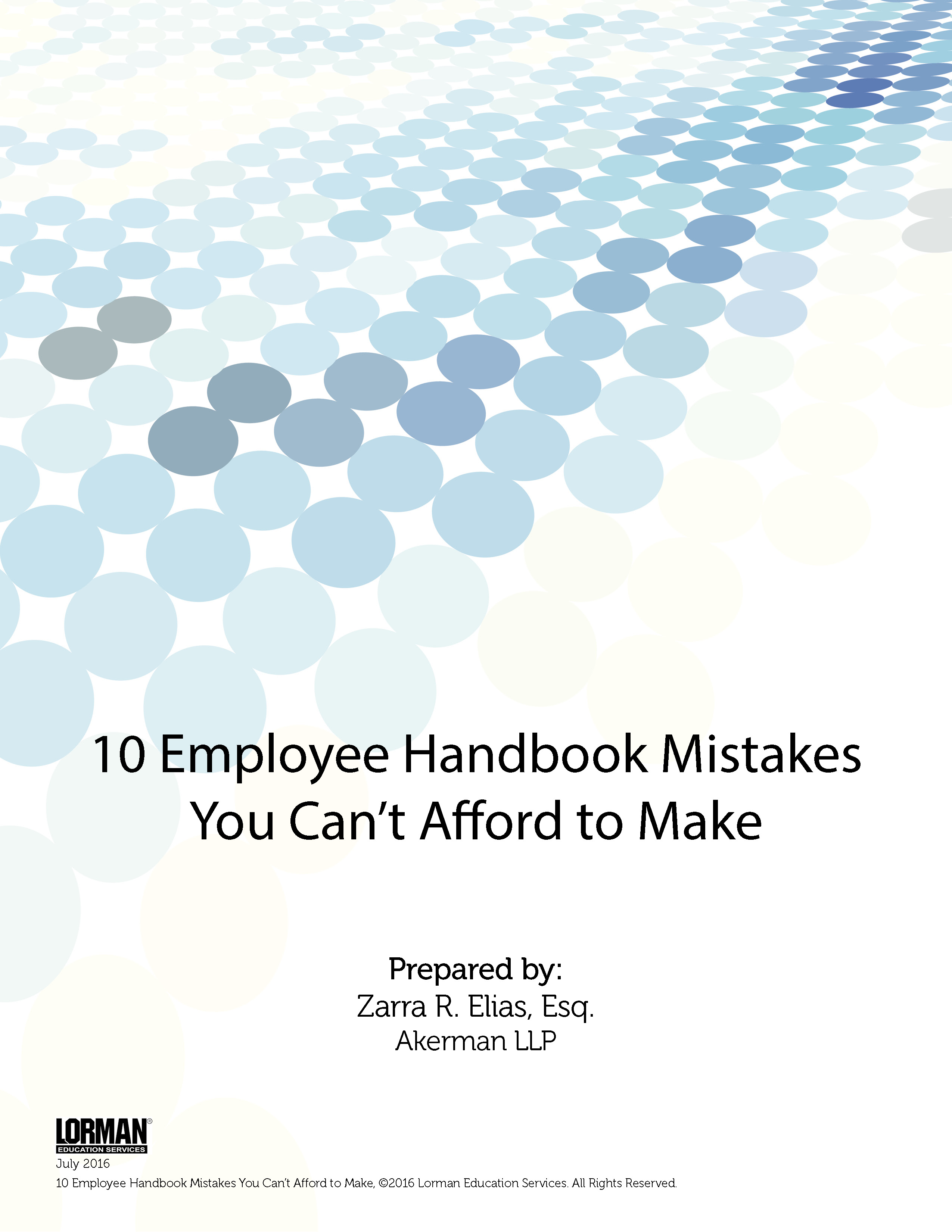 10 Employee Handbook Mistakes You Can't Afford to Make