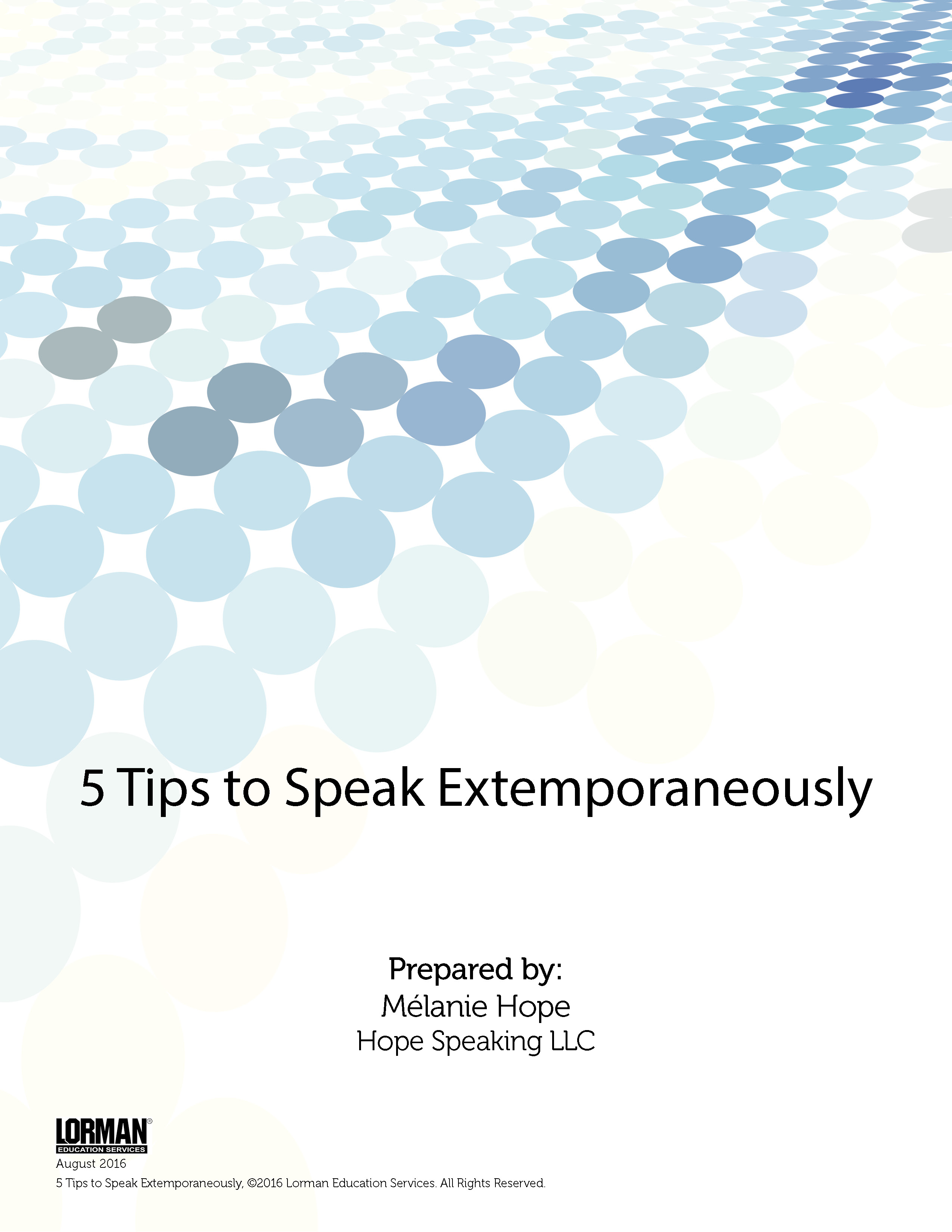 5 Tips to Speak Extemporaneously