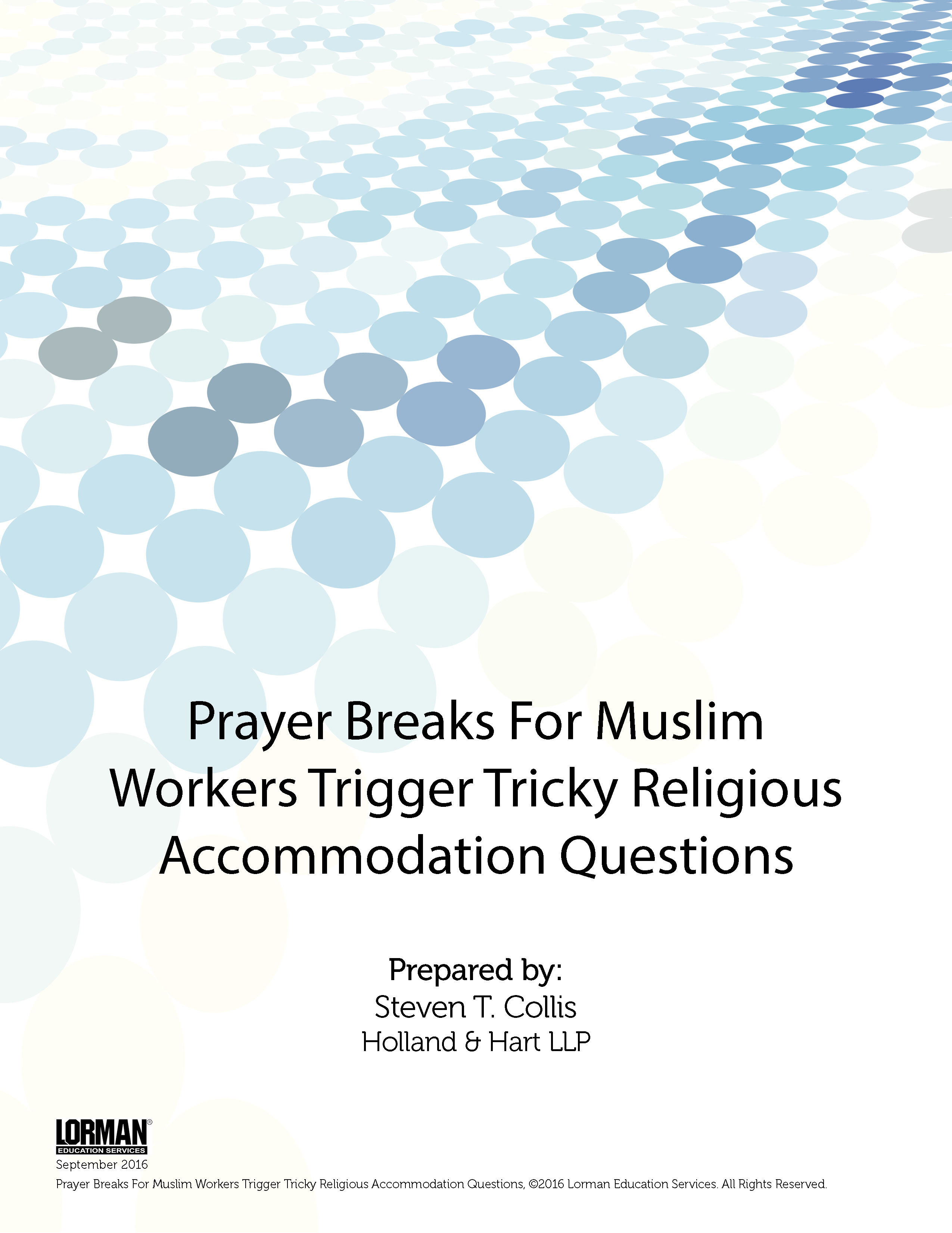 Prayer Breaks For Muslim Workers Trigger Tricky Religious Accommodation Questions