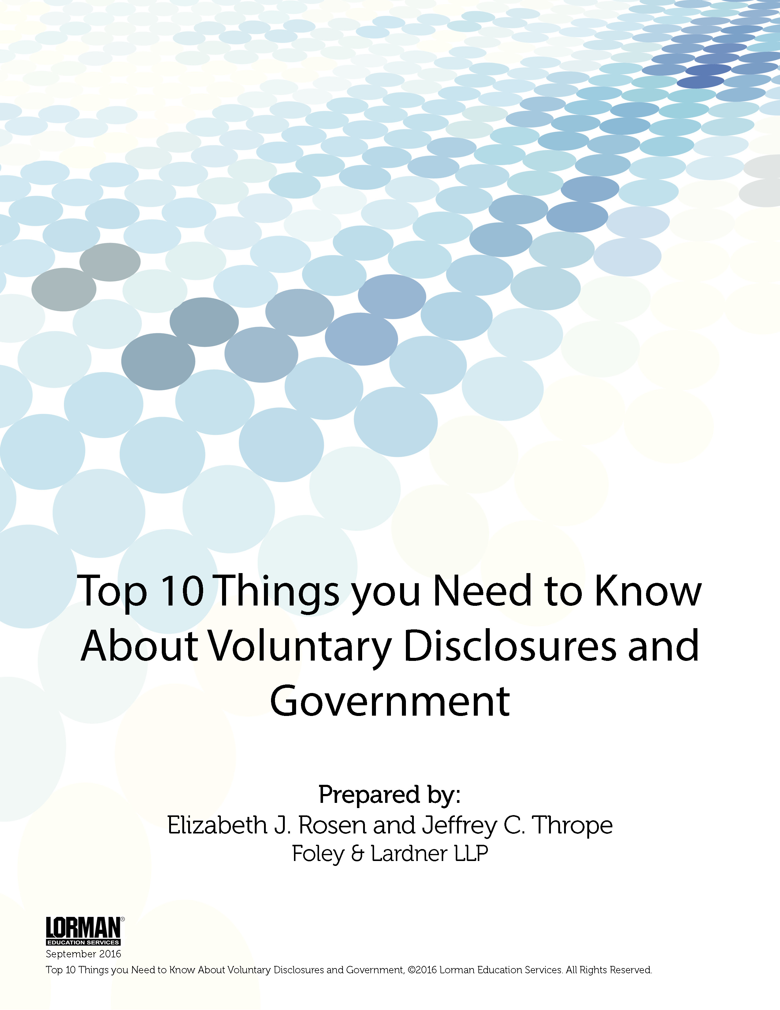 Top 10 Things you Need to Know About Voluntary Disclosures and Government Refunds