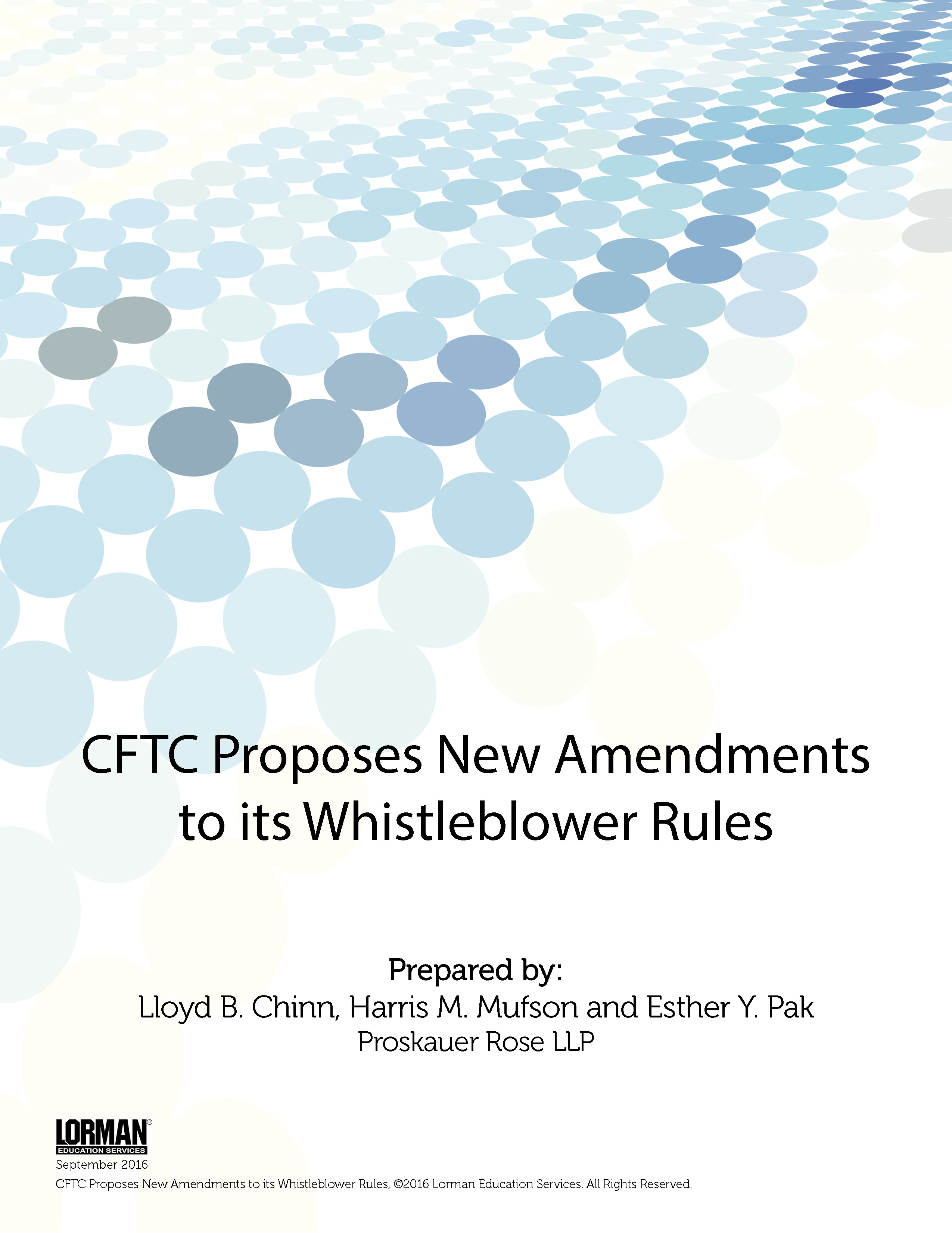 CFTC Proposes New Amendments to its Whistleblower Rules