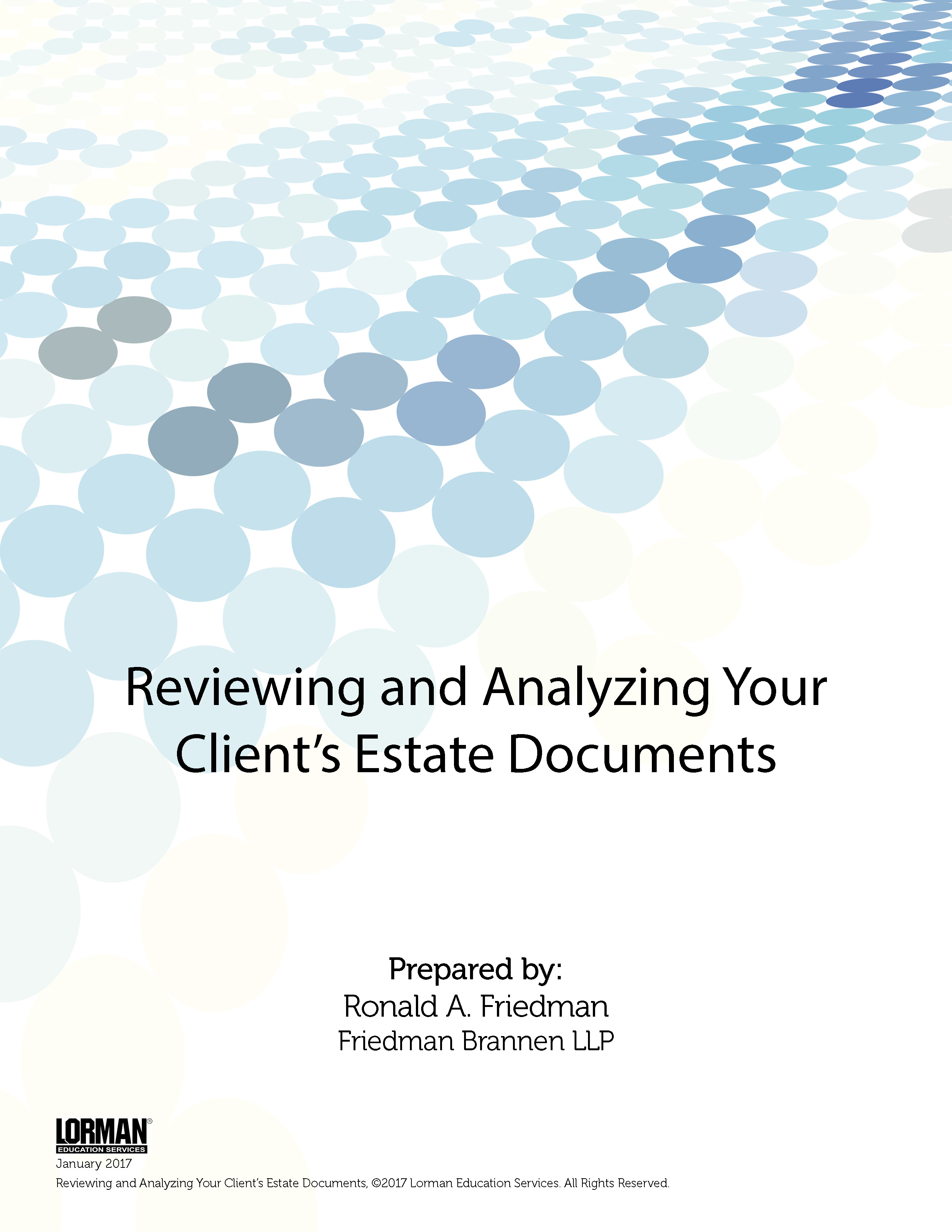 Reviewing and Analyzing Your Client's Estate Documents